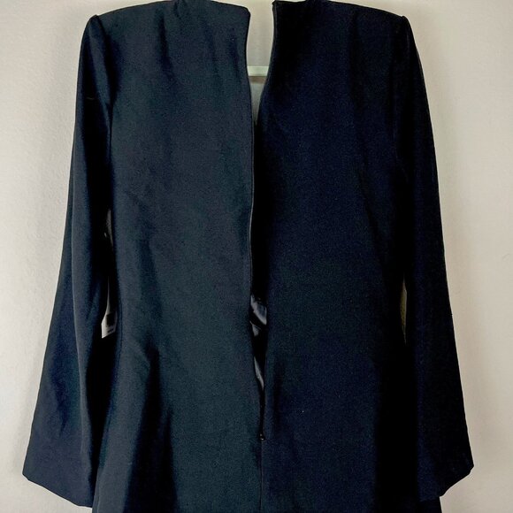 JASON WU Black Blazer Dress 3 Button Back Zip NWT $395 - Picture 7 of 12
